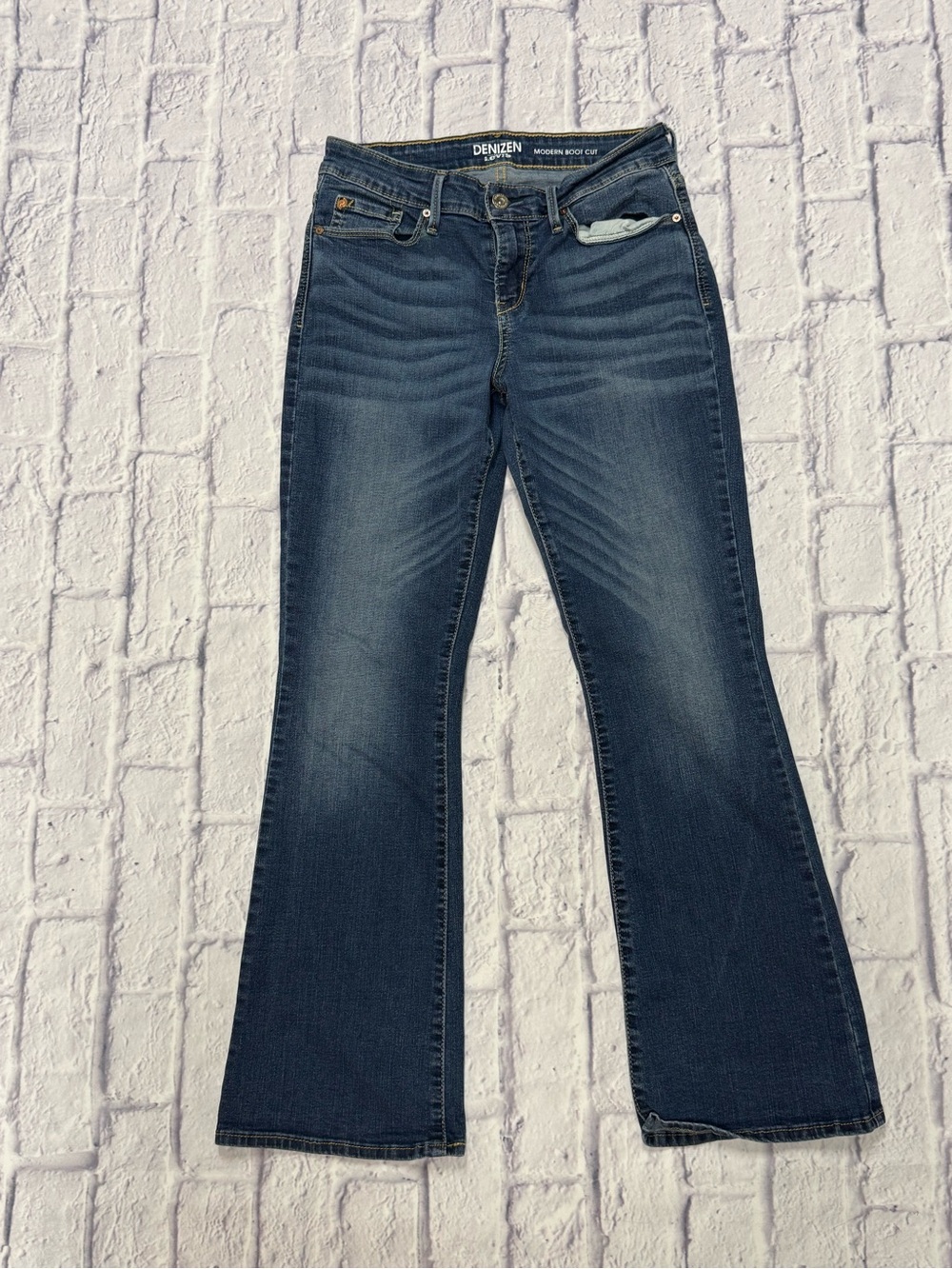 Denizen from Levi's Women's Medium Dark Blue Flare Jeans